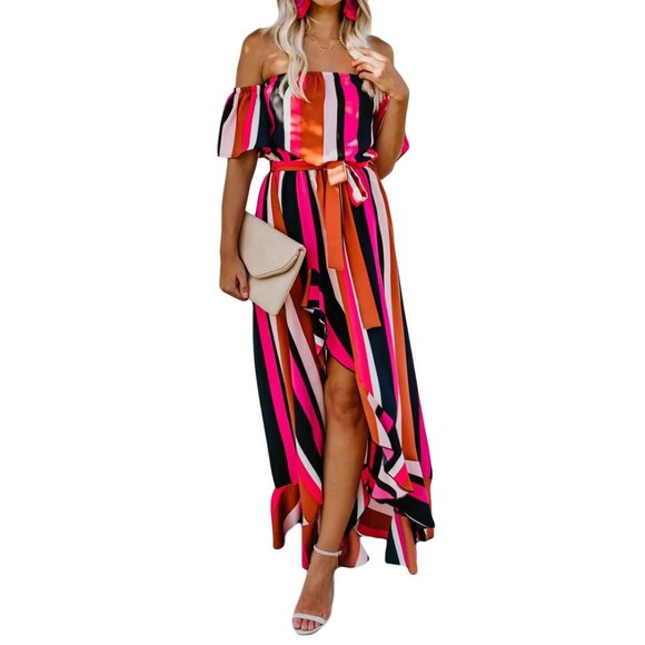 Unbranded Dresses & Skirts - Women's off the shoulder maxi dress